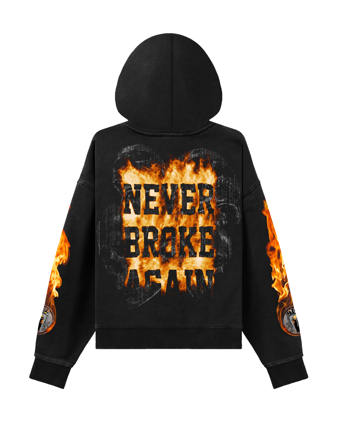 101 - GRAVEDIGGER FLAME HOODIE