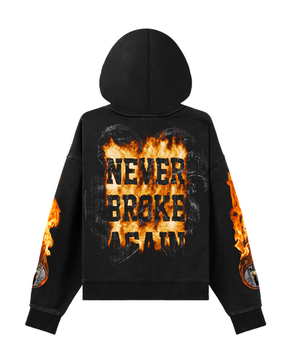 101 - GRAVEDIGGER FLAME HOODIE